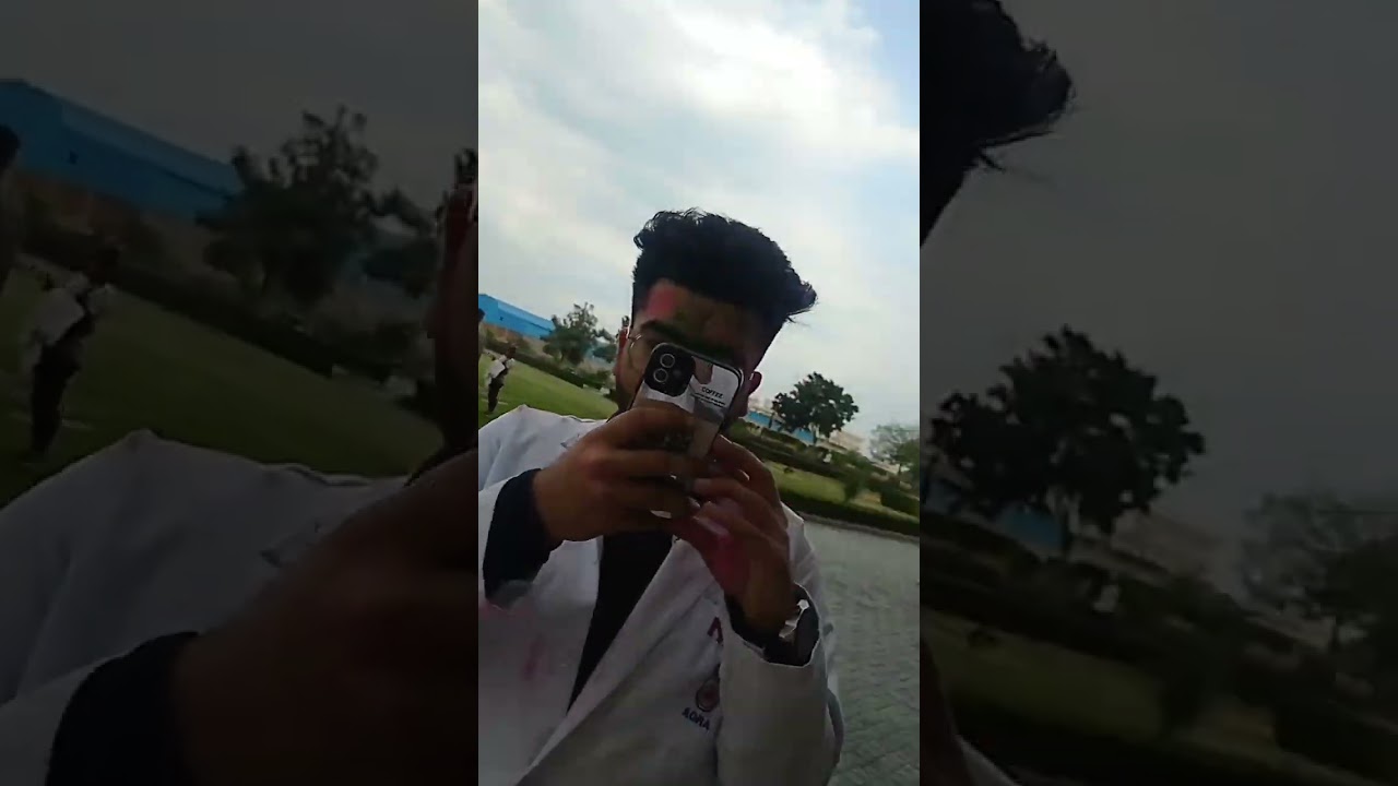 holi celebration at NAMC agra #ytshorts #trending #trendingshorts BAMS students