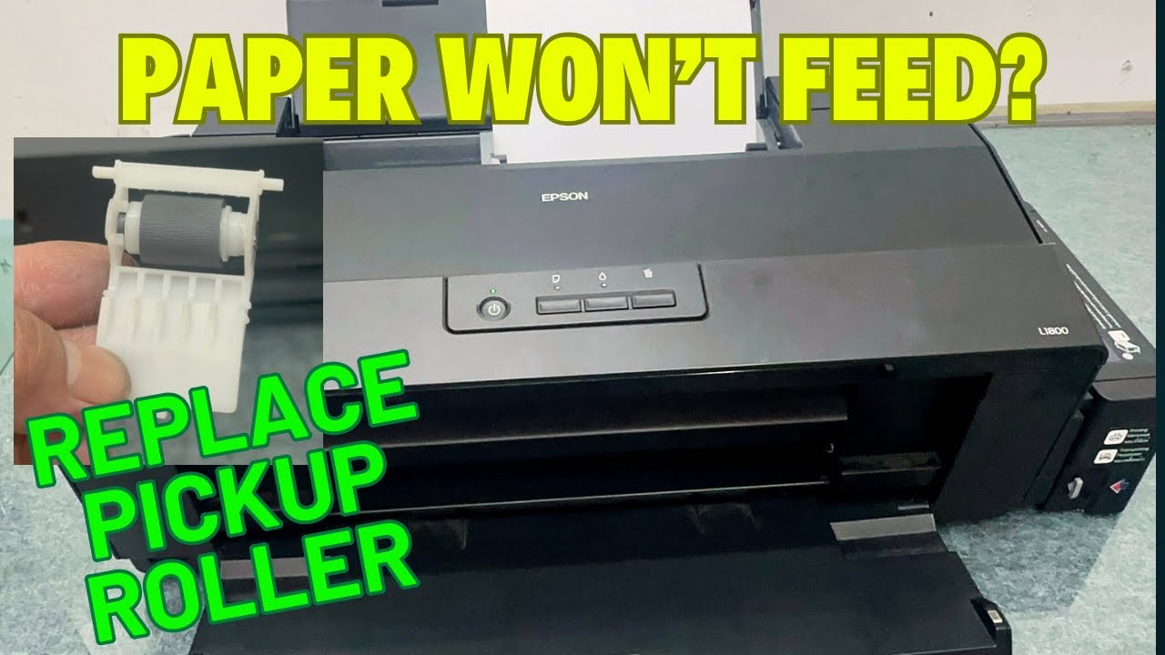 How to Fix Epson L1800 Printer Paper Feeding Issues – Paper Jams & Crumpled Edges | EasyFix Tutorial