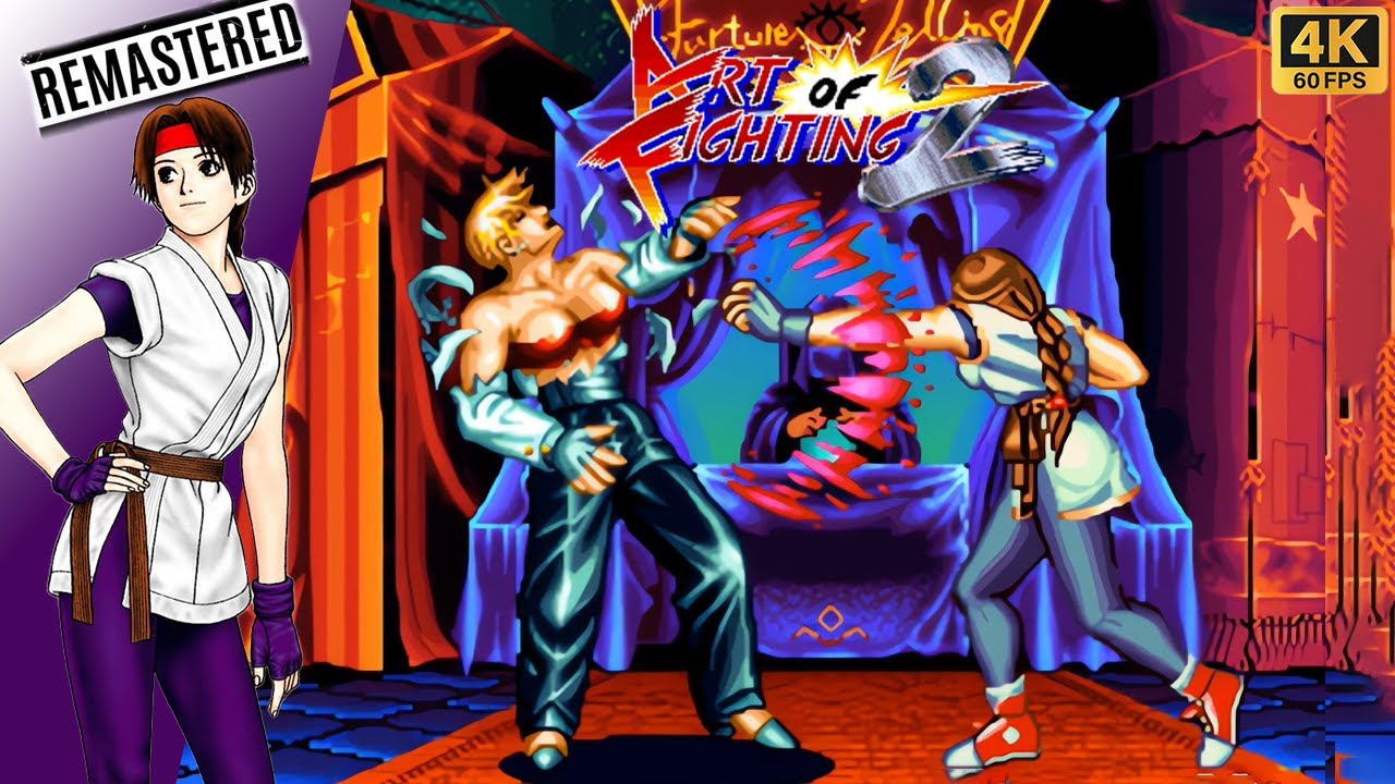 Art of Fighting 2 Yuri Longplay (Arcade) [4K/Remastered/60FPS]