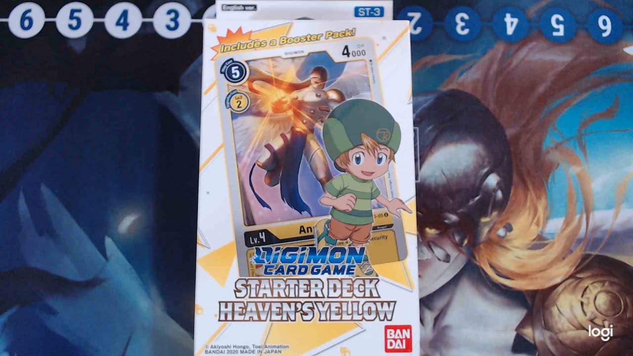 Digimon TCG Yellow Starter Deck Opening!!! Angemon Looking Sharp!