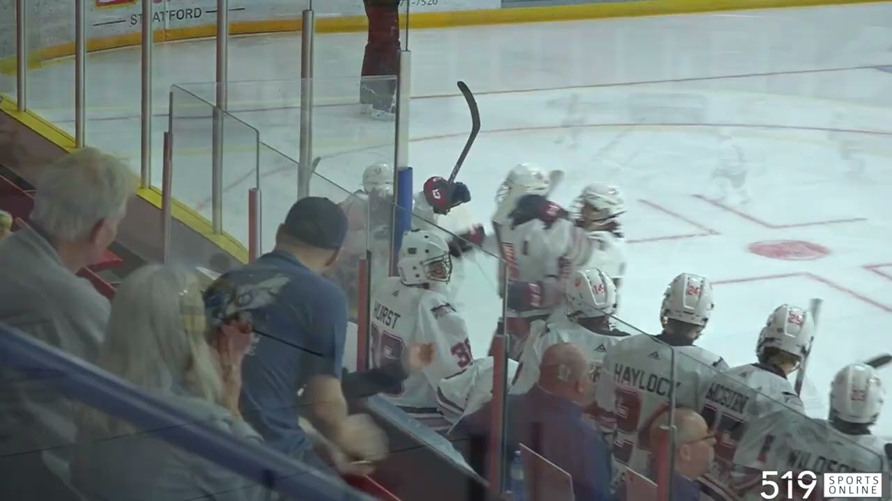 GOJHL - Waterloo Siskins против Stratford Warriors