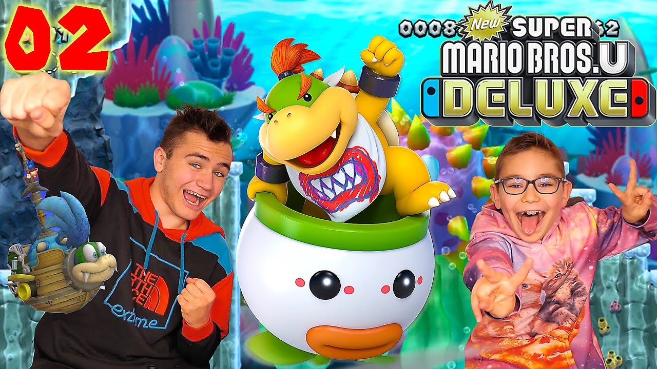 On Affronte Bowser JR sur son Bateau ! - Super Mario Bros U Deluxe Épisode 2 - Nintendo Switch co-op