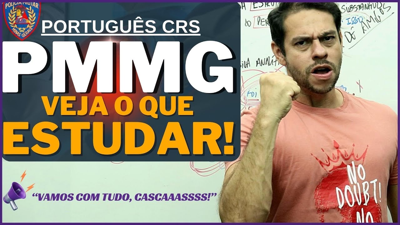 🔴PMMG | EDITAL ESQUEMATIZADO |   Portugu&ecirc;s CRS!