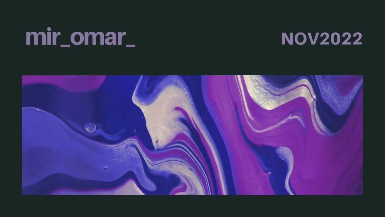 Mir Omar - November Promo 2022