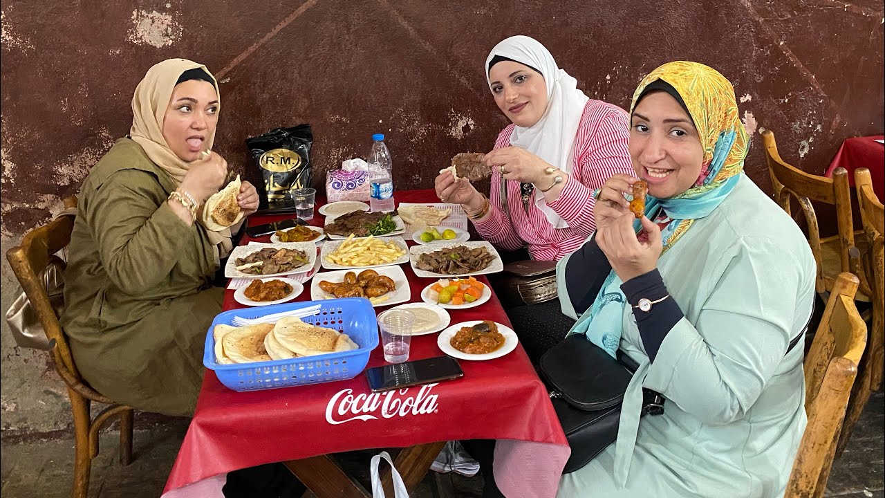 عزومه بره البيت علي اكل بلدي  هدوم العيد  ومشتريات العيد