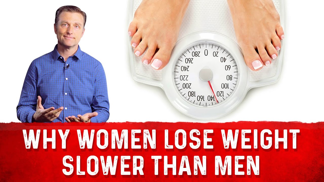 Why Women Lose Weight Slower Than Men? &ndash; Dr.Berg