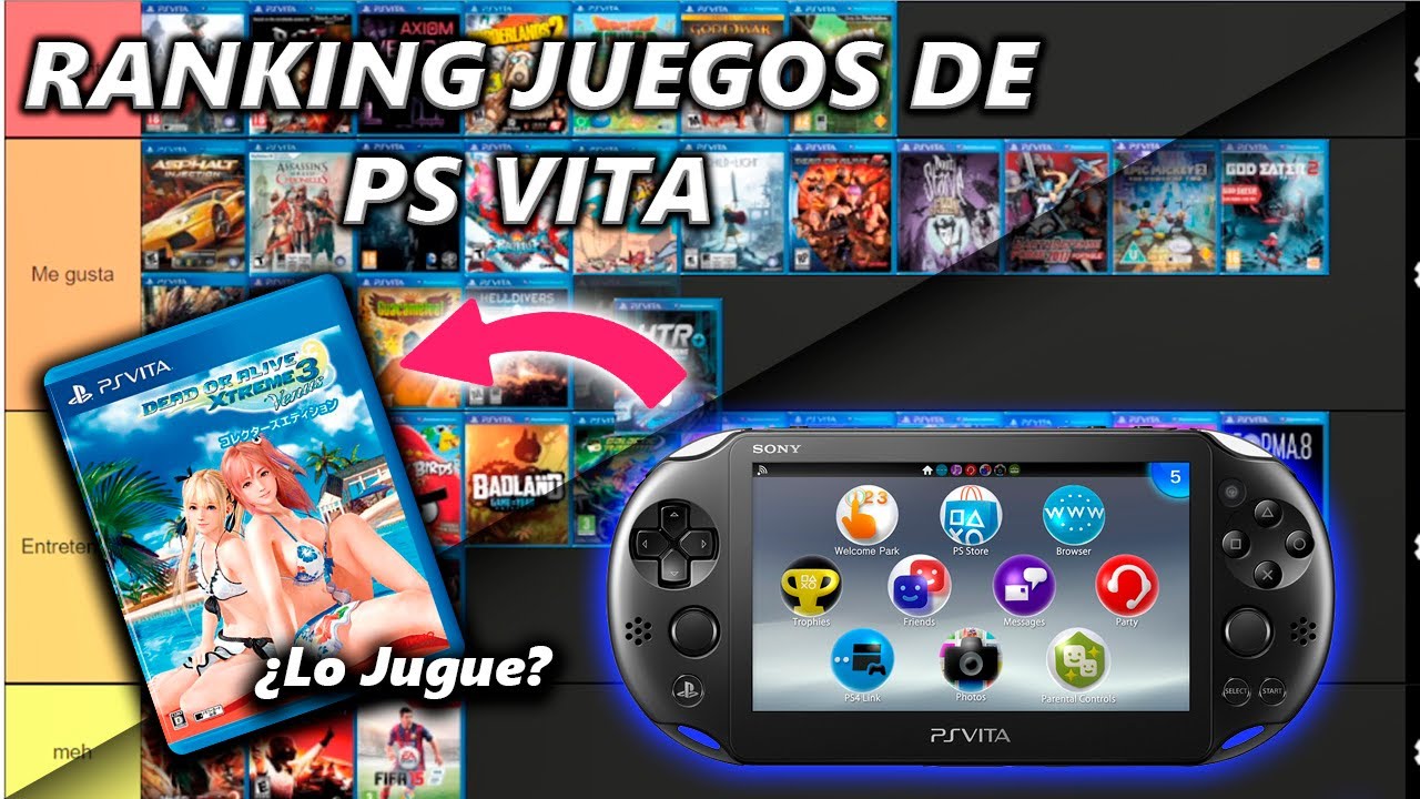 Tier List Juegos de PSVITA (PlayStation Vita)