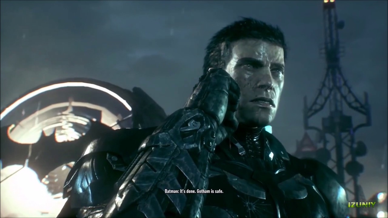 Batman Arkham Knight Ending (with The dark knight music-Hans Zimmer)