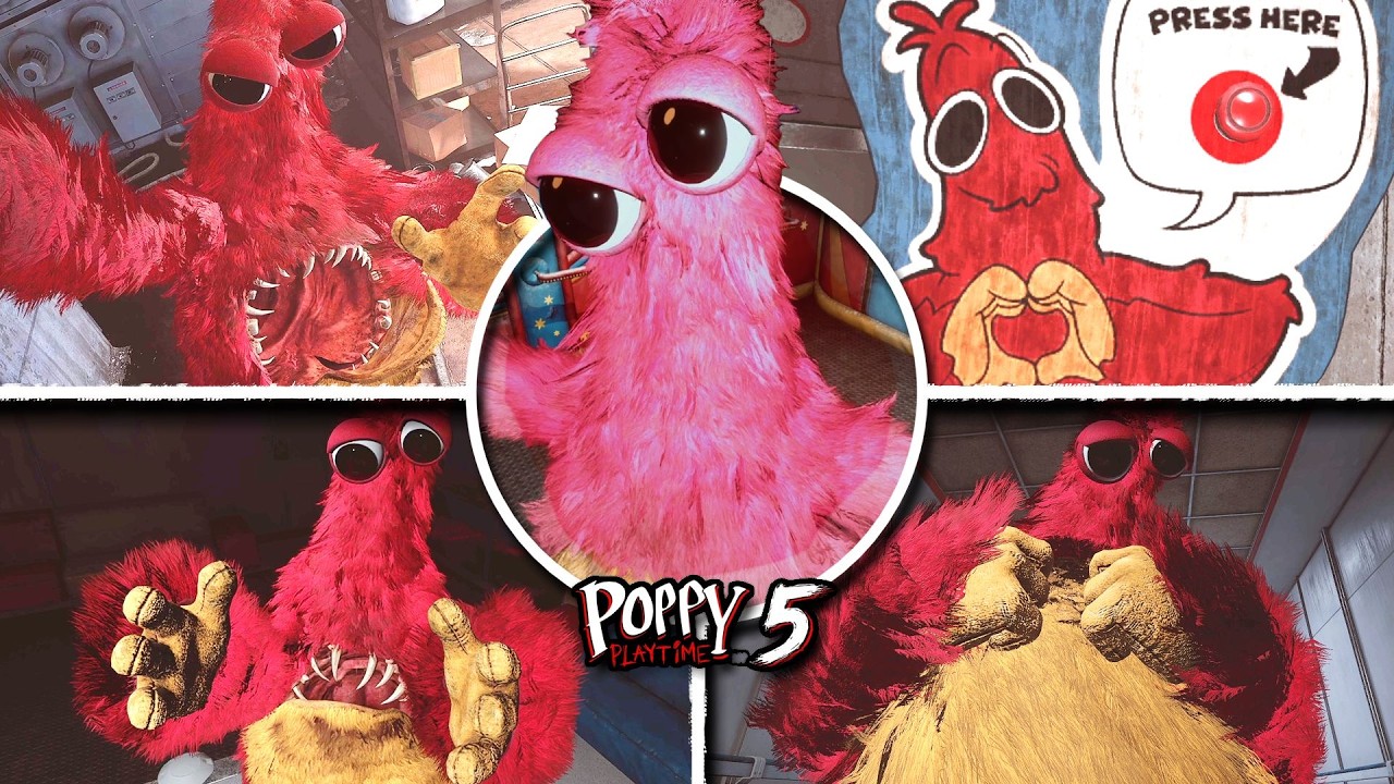 ALL CHUM CHOMPKINS Scenes - Poppy Playtime: Chapter 5 Comparison (Showcase)