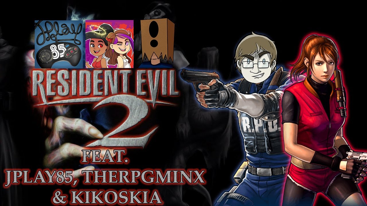 Let's Play Resident Evil 2 Feat. JPlay85, TheRPGMinx & Kikoskia (Complete) | Necroscope86 Archive