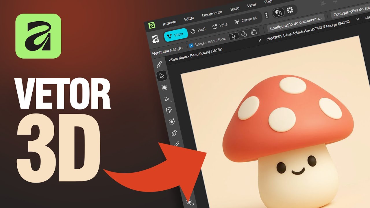 Efeito 3D Vetorial no Affinity: Tutorial Completo para Iniciantes