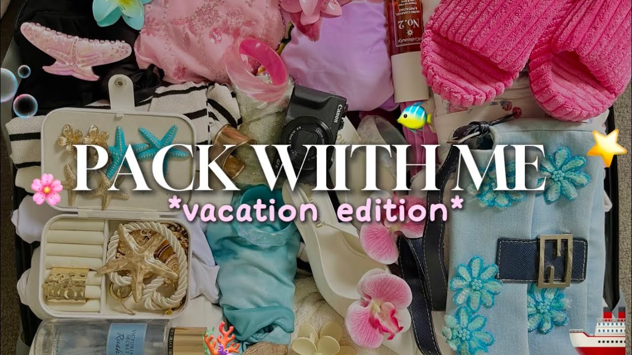 PACK WITH ME FOR A CRUISE 🚢 outfits im bringing & packing tips ⭐️