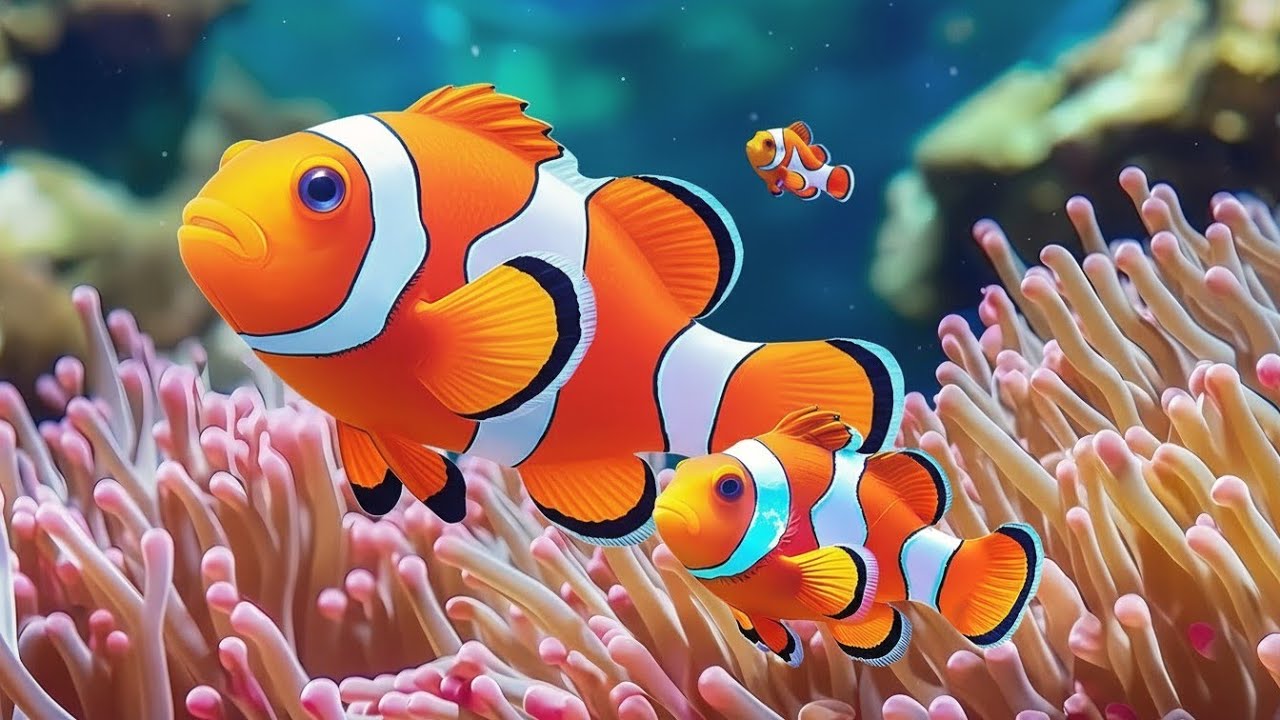 The Best 4K Aquarium 🐠 Explore the Stunning World of Sea Jellyfish and Beautiful Coral Reef Fish.#96