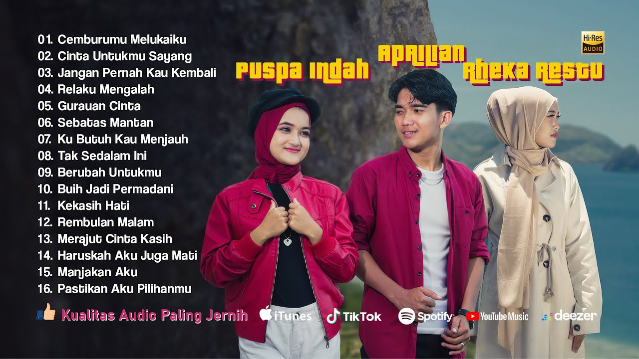 Puspa Indah, Aprilian, Rheka Restu | Full Album Lagu Pop Rock Melayu yang Bikin Baper