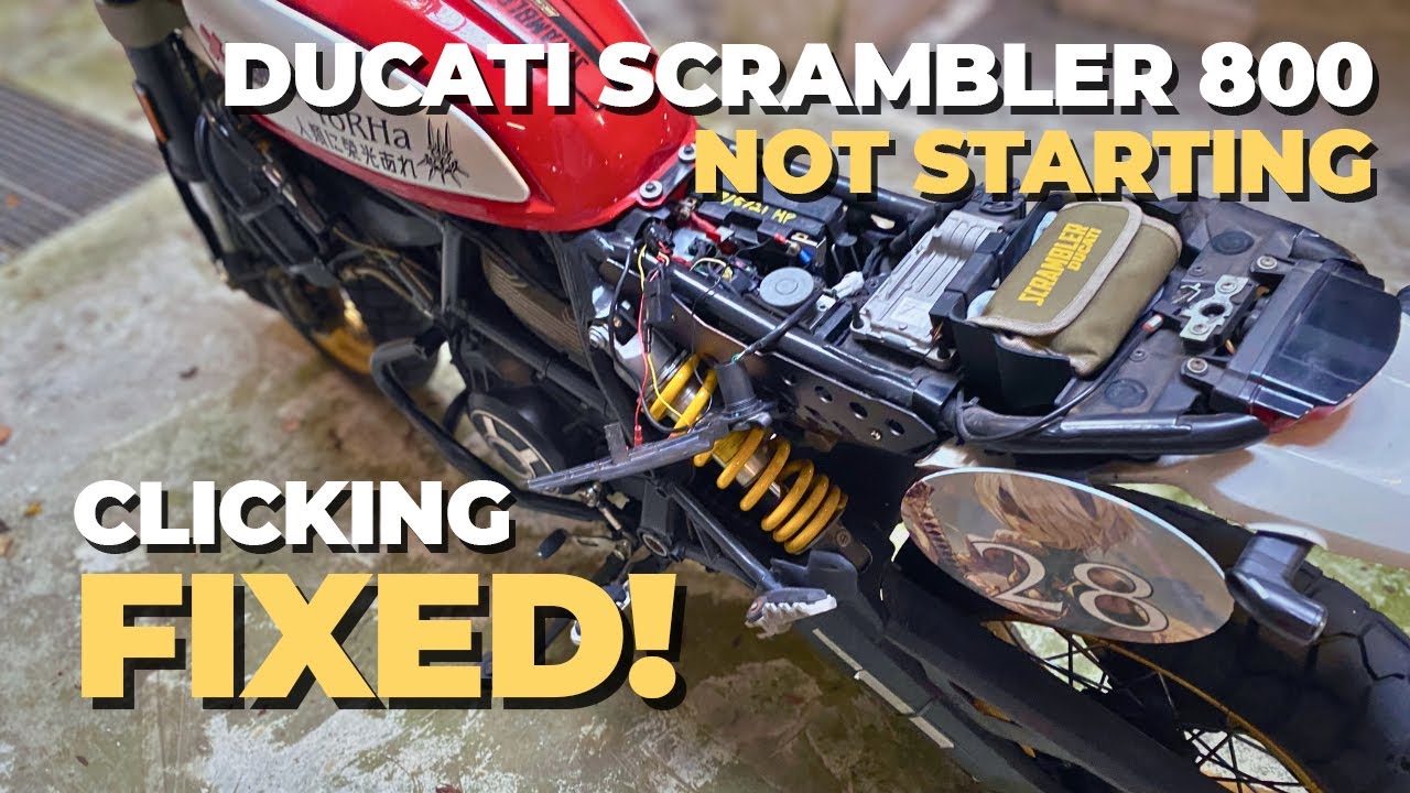 Motorcycle Won't Start? That CLICKING Sound FIX! (Diagnosis & Battery Replacement)
