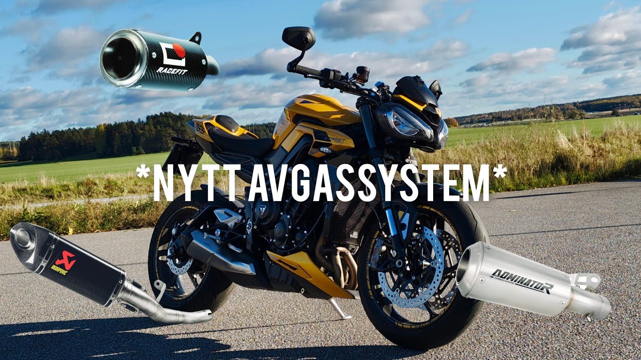 Byter till ett helsystem på min Triumph Street Triple 765 rs! 👀 