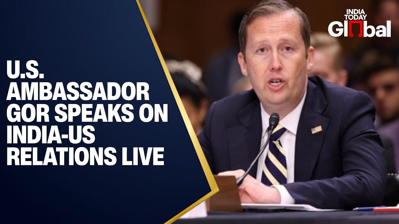 LIVE: US Ambassador Sergio Gor Speaks on India-US Relations | Trade & Energy | Breaking News Updates