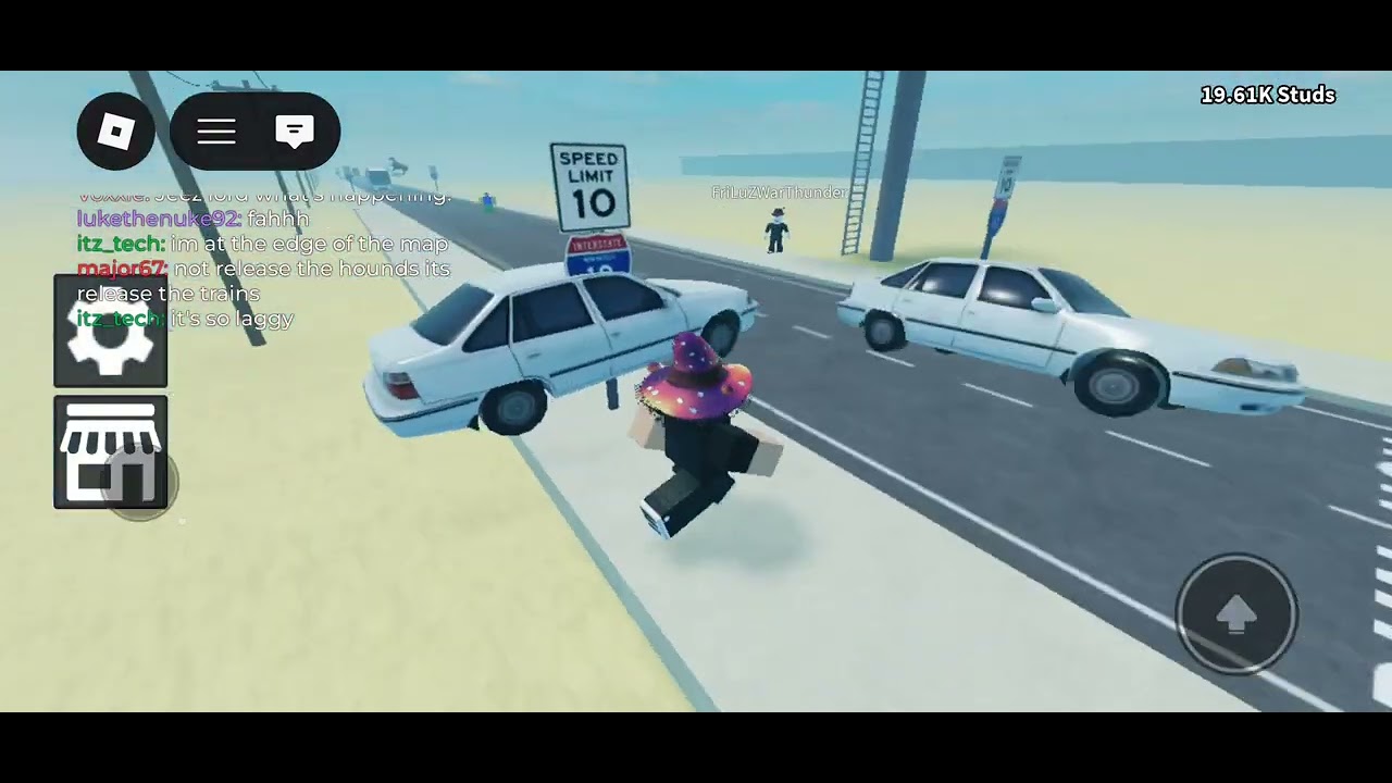 Playing random games for fun (game name get hit by a car simulator)