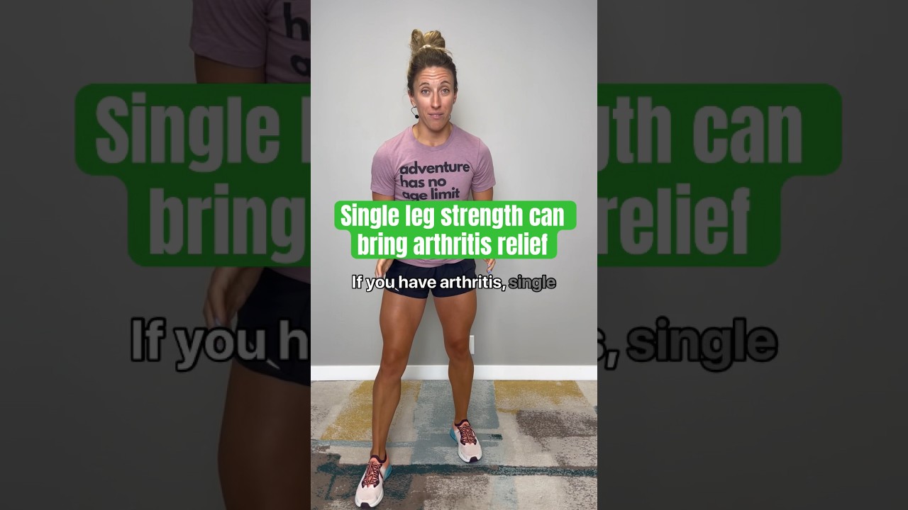 Single leg strength and arthritis relief