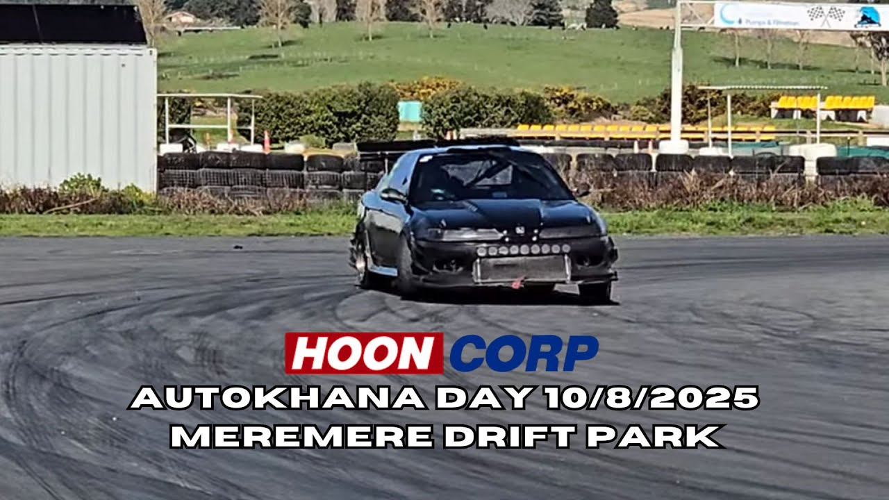 Hooncorp Autokhana Day 10/8/2025 - Michael Jordan, Honda Integra V8 Hillclimb Car