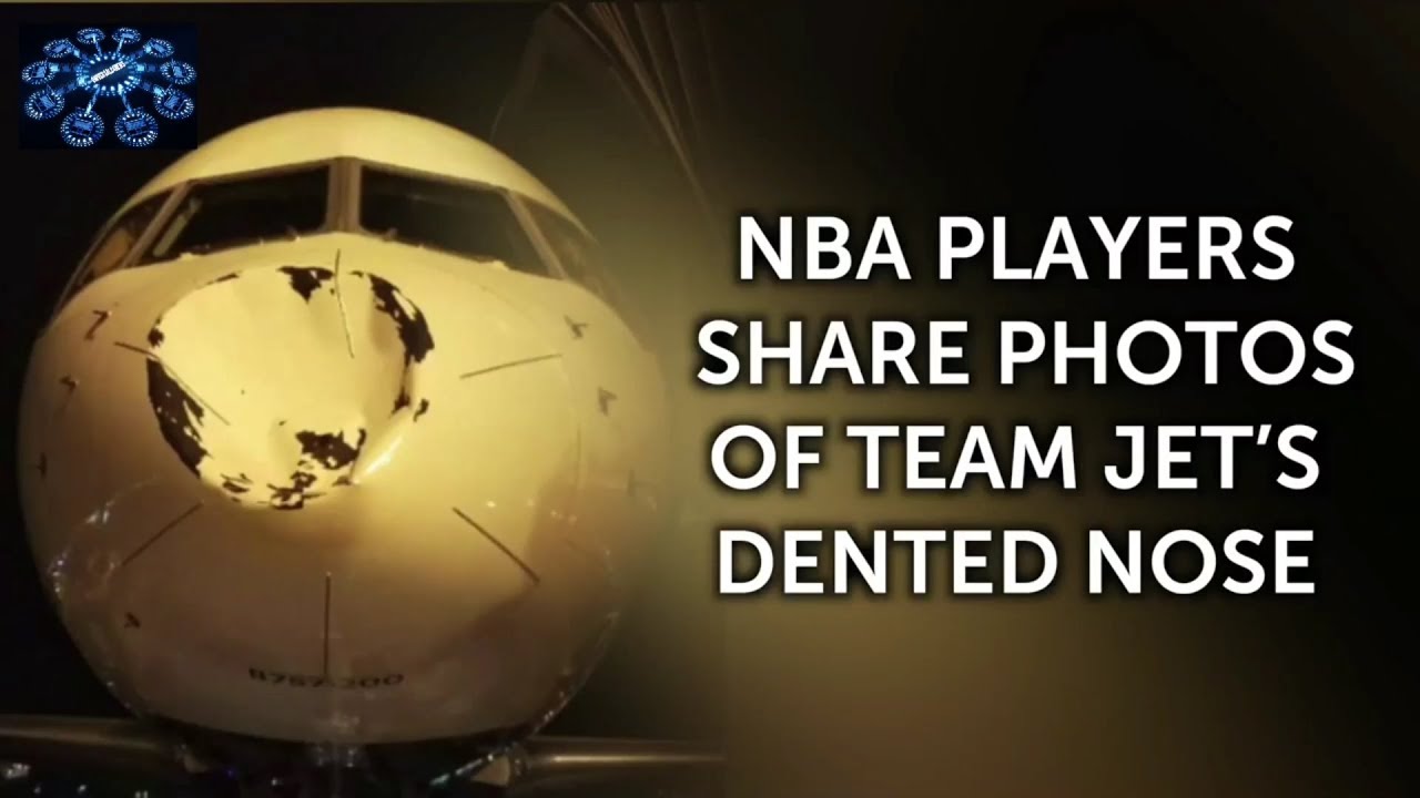 NBA Players Share Photos Of Team Jet&rsquo;s Dented Nose | Viral Sports News || by UNIVERSAL24NEWS