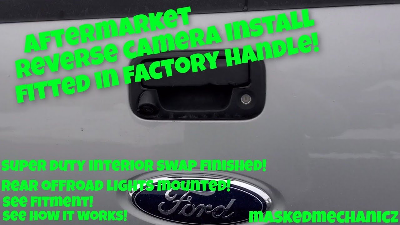 installing an aftermarket rear cam using the factory mount! super duty interior swap finished!