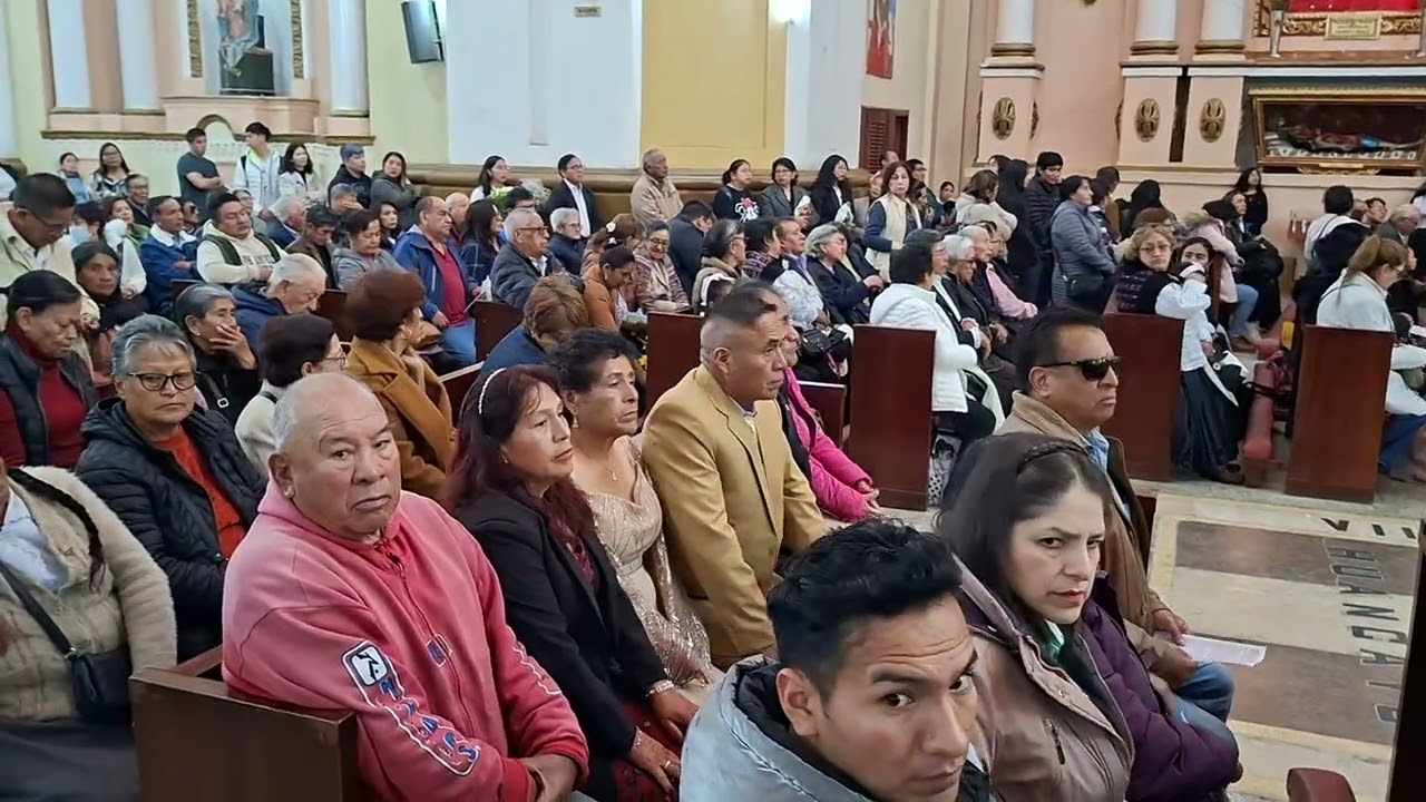 BODAS DE ORO. SR. JUVENAL CARDENAS Y VICTORIA ROMERO. HUANCAYO PERÚ. 08 FEB. 2026. MISA. 