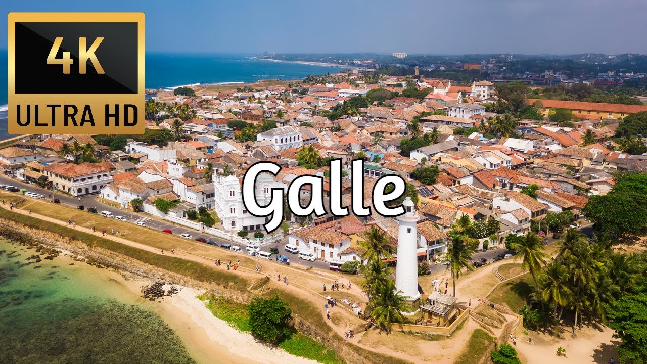 🇱🇰 GALLE, SRI LANKA [4K] Drone Tour - Best Drone Compilation - Trips On Couch