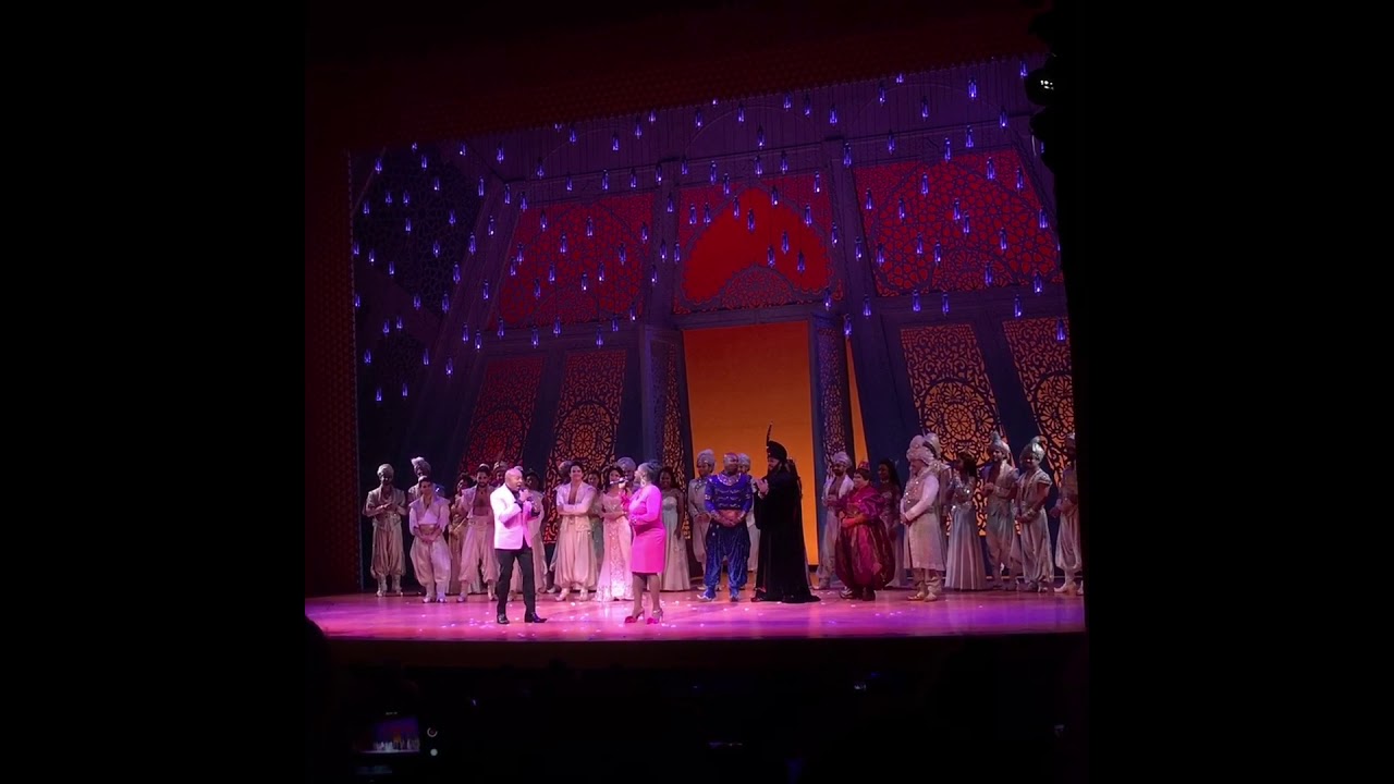 Peabo Bryson and Regina Belle at Aladdin the musical 9/09/19