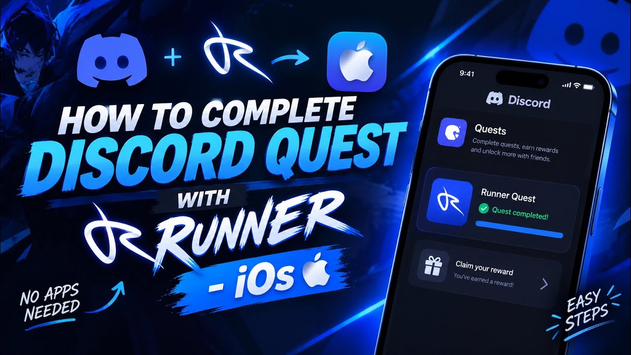 Как выполнять квесты в Discord с помощью Runner | Туториал для iOS | 2026 |