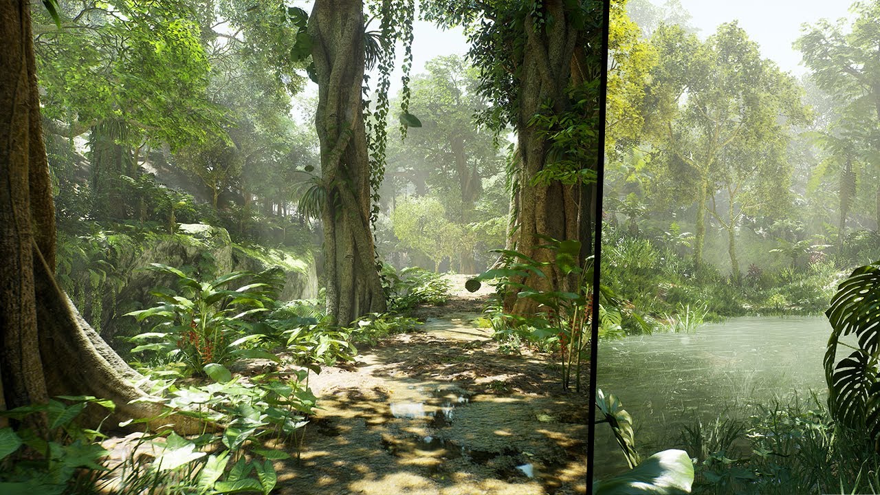 Insanely Realistic Jungle Biome - Unreal Engine 5 - RTX 3090