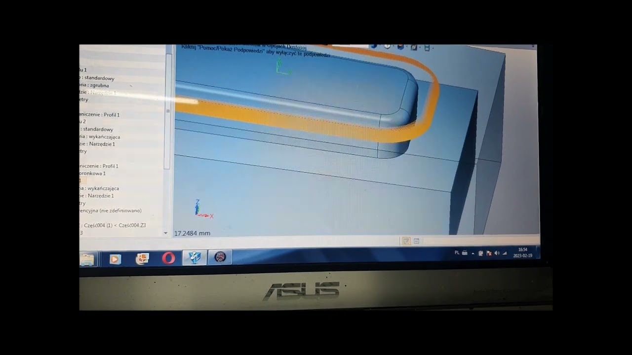 frezarka 3040 ZW3d, generowane gkodu dla mach3, frezowanie aluminium cz.2