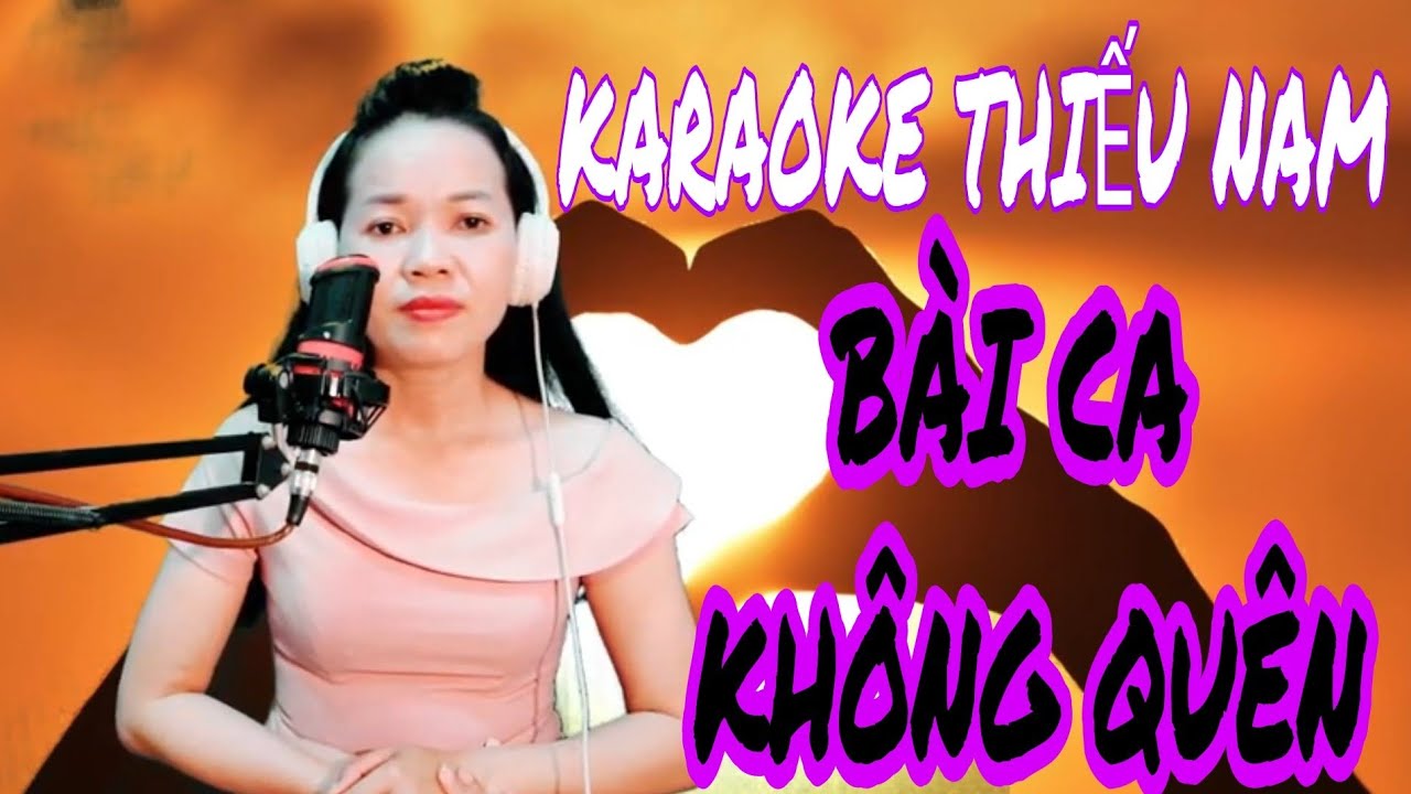 Karaoke Bài Ca Không Quên (Phạm Minh Tuấn)| Thiếu giọng nam| Song ca cùng Minh Tâm