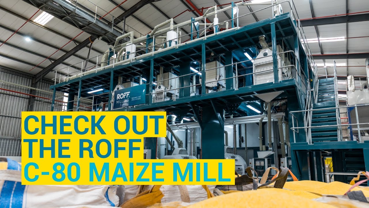 Roff C-80 5 ton/h Maize Mill Offers Smart Versatility & Large Capacity
