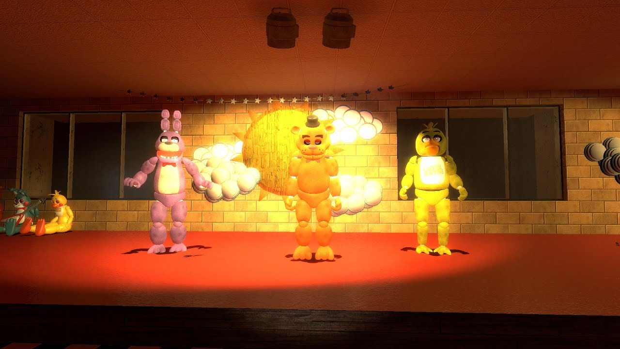 playing five nights at freddys (gmod) pt3