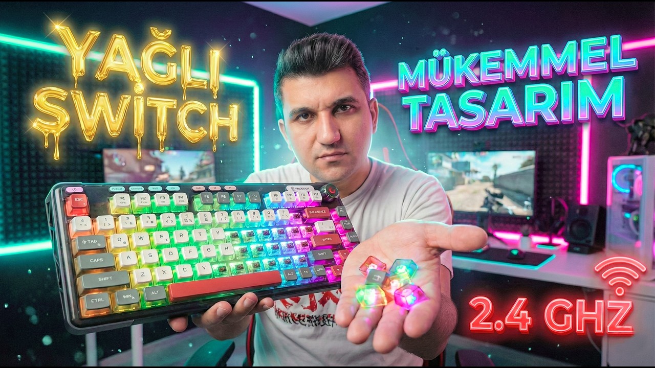 👍2026' nın  KUSURSUZ OYUNCU KLAVYESİ ? / Rampage Eira Gasket Hotswap Oyuncu Klavyesi