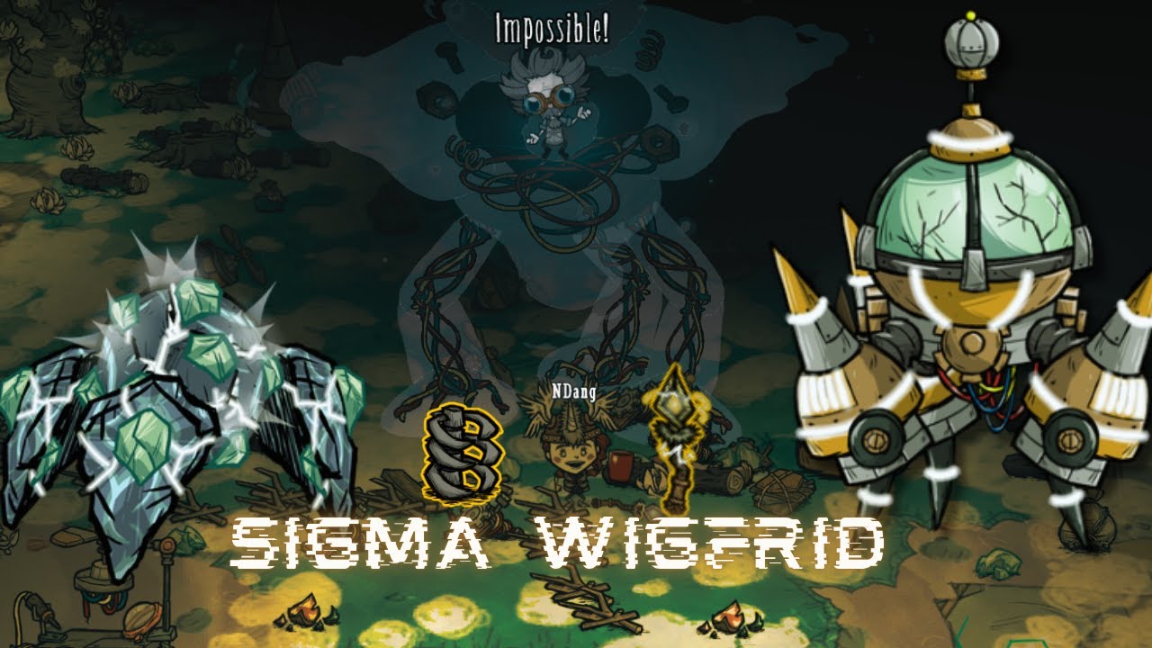 WARBOT falls in Winter & Bone Armor helps Wigfrid fight the Celestial Scion | Don't Starve Together
