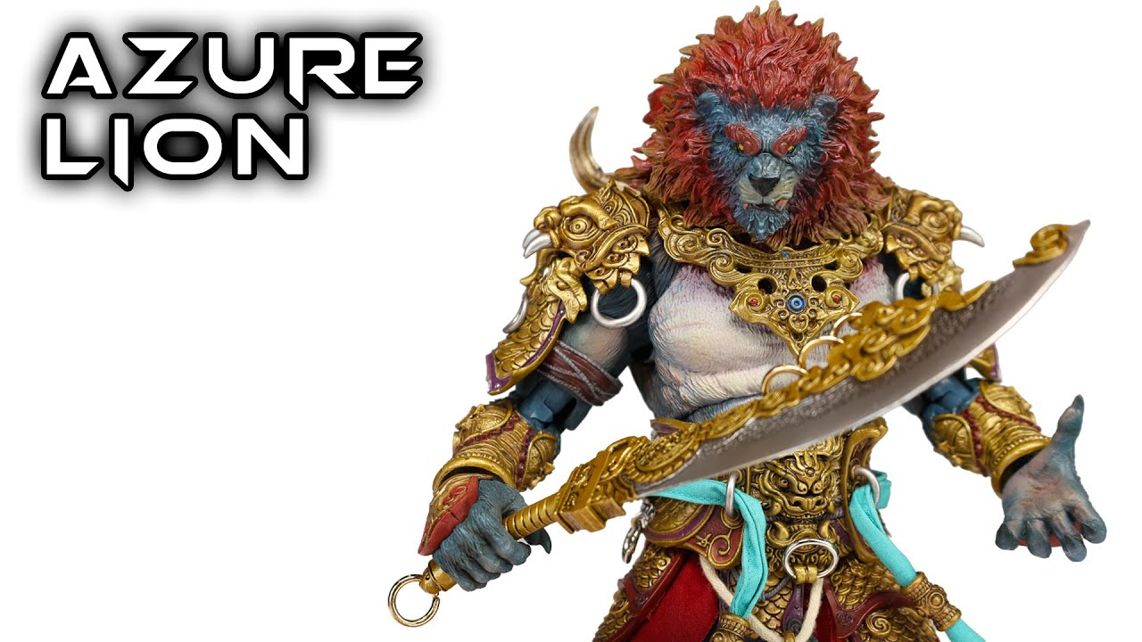 Fury Toys AZURE LION The Record of the Mountain and Sea Demon God (Gold Armor) Action Figure Review