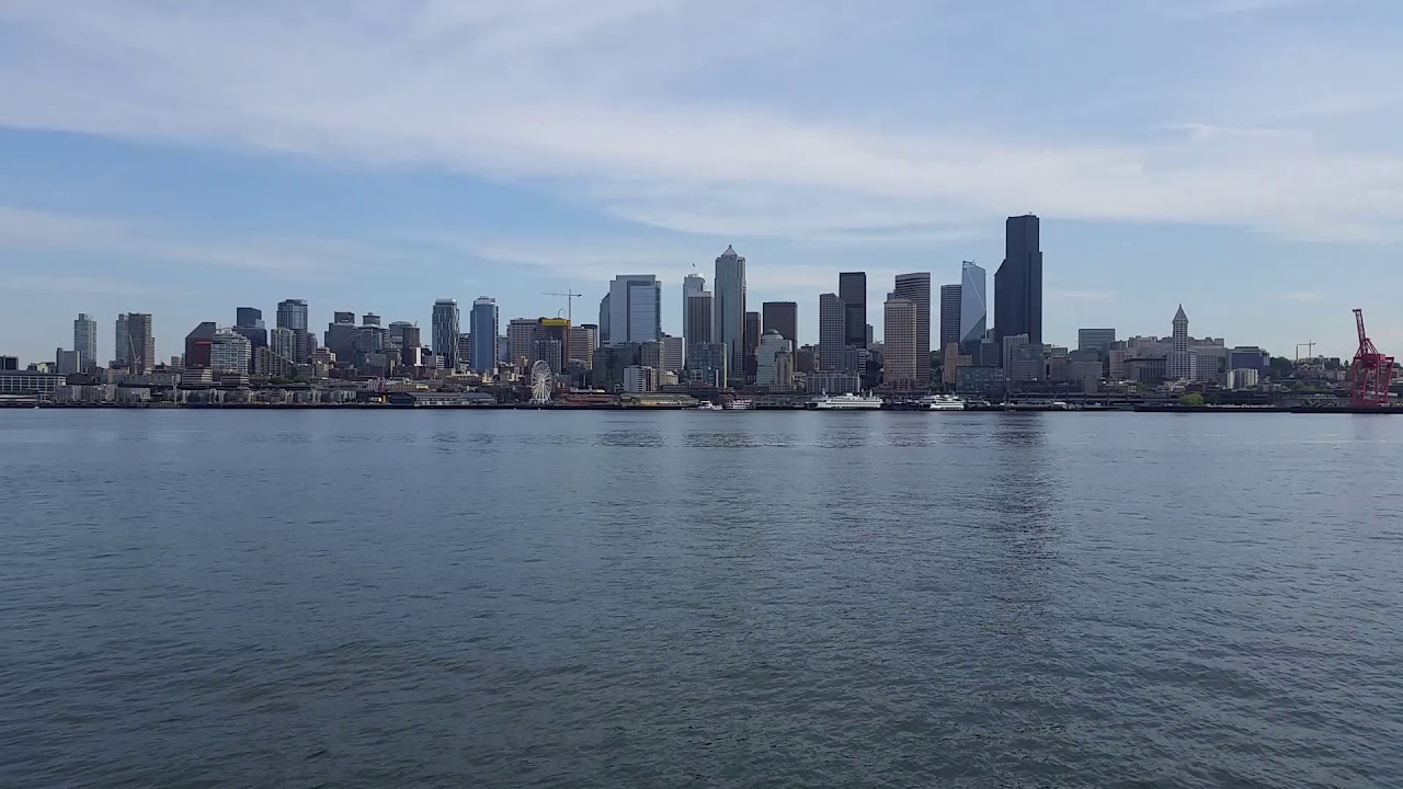 Full 7 Minute Video of the Water Taxi Ride to Downtown Seattle from West Seattle, Orca Ferry