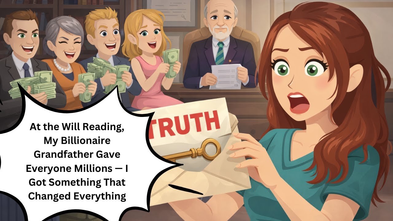 At the Will Reading, My Billionaire Grandfather Gave Everyone Millions — I Got Something That...