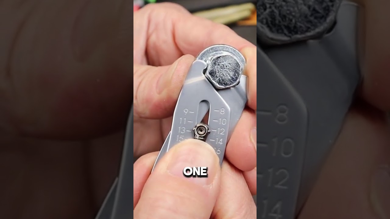 Still Guessing The Size Of Your Bolts? This Sizefinder Solves That Problem! @lastbesttool #shorts