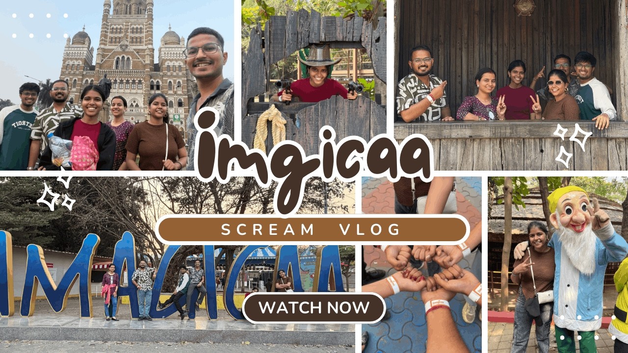 Imagicaa Vlog 🎢 |Aalsi adda at Imagica | Thrilling Rides & Fun Day Out 🚆✨