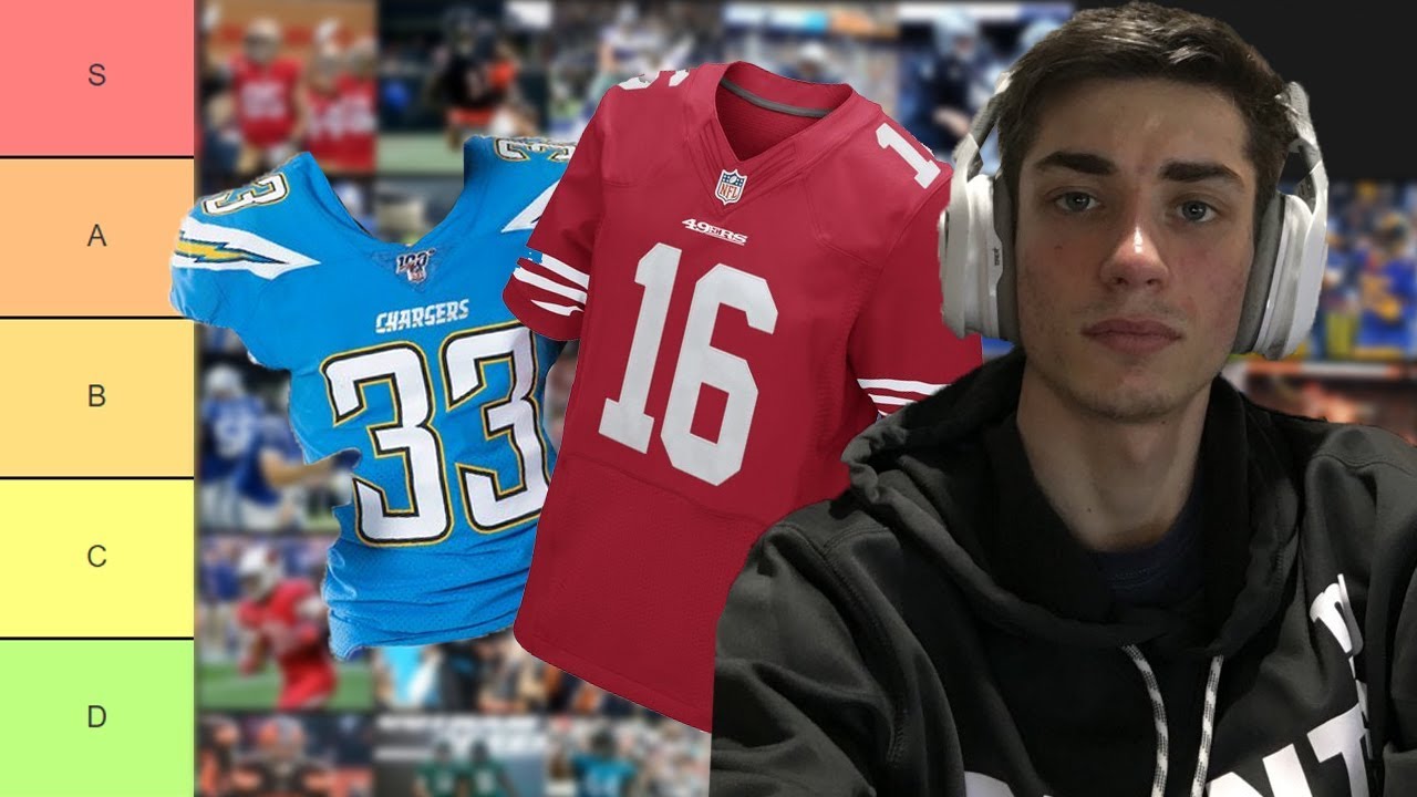NFL Uniform Ranking Tier List!