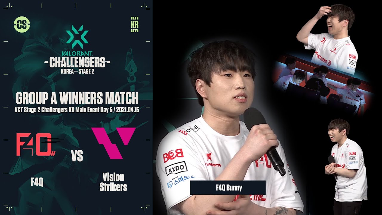 솔직히 우리 오늘 멋있었다. | F4Q vs. Vision Strikers | 발로란트 대회 스테이지 2 챌린저스 본선 5일차 Group A 승자전 H/L 04.15