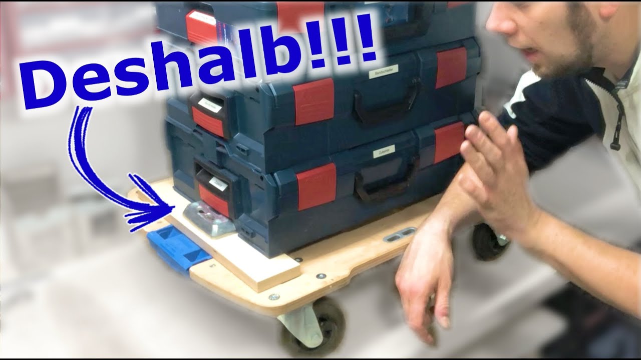 L-Boxx Rollbrett: Mit diesem Adapter wird jedes Rollbrett zum L-Boxx Roller