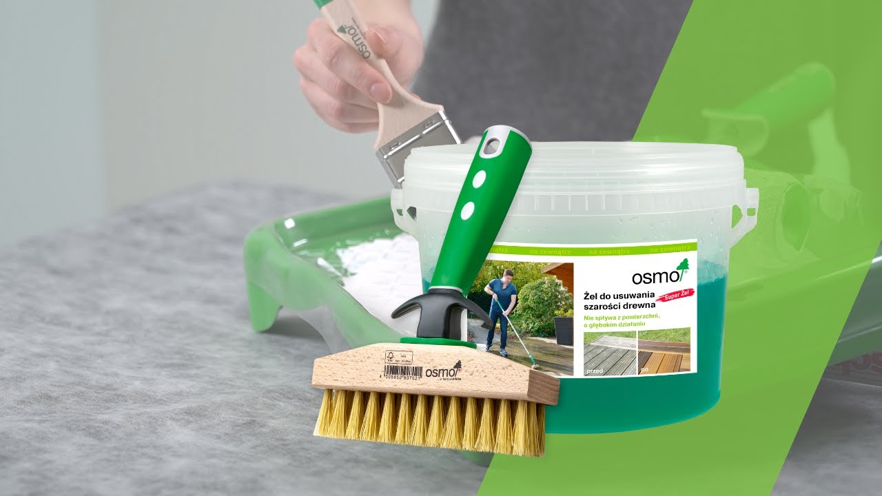Żel do usuwania szarości drewna Osmo - film instruktażowy