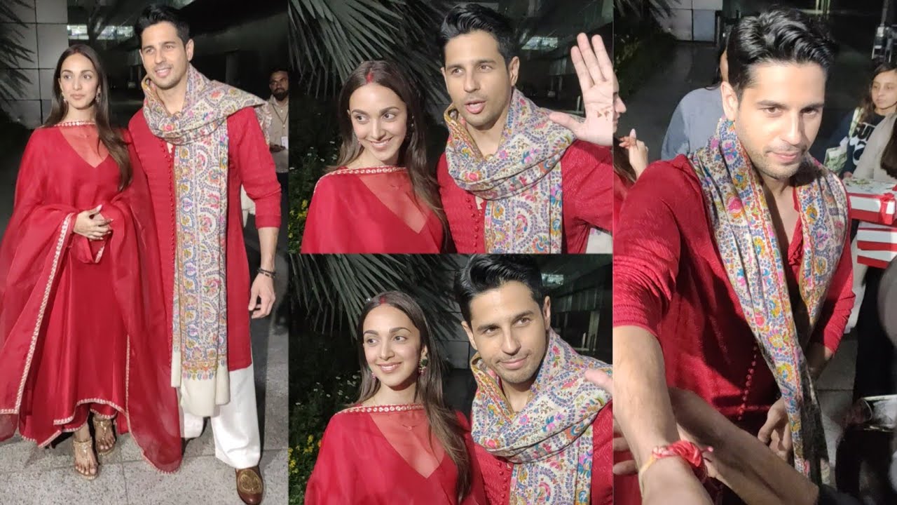 Sidharth Malhotra और Kiara Advani पहुंचे दिल्ली Media Paparazzi को बांटे मिठाइयां 🤩🎉📸✈️