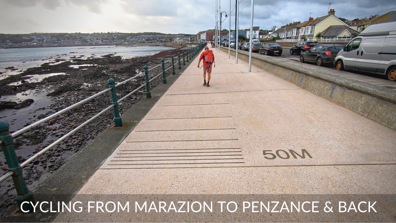 Cycling From Marazion To Penzance On The New Cycle Path