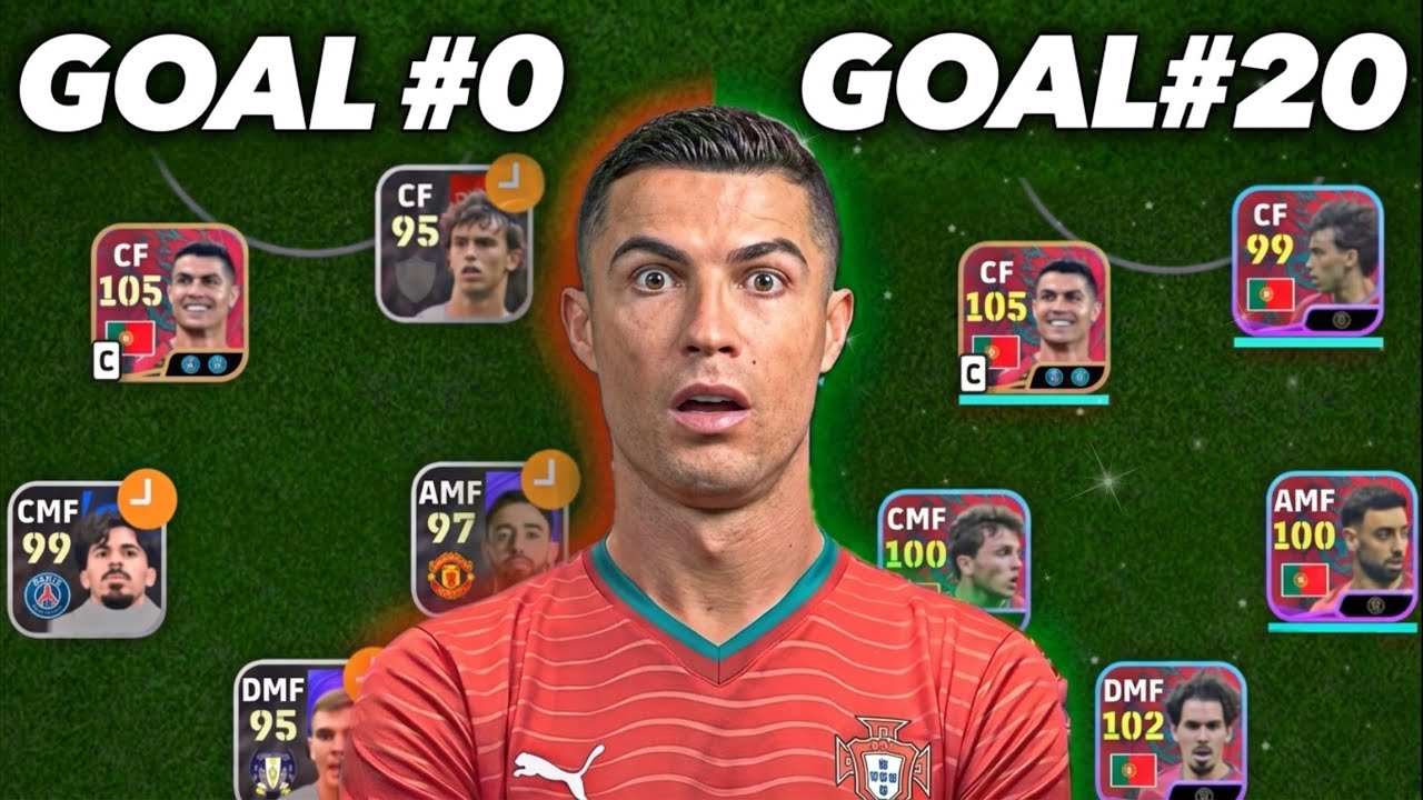 Winning The World Cup With Ronaldo 🤩| 1 Goal From Ronaldo = His Team Upgrade!