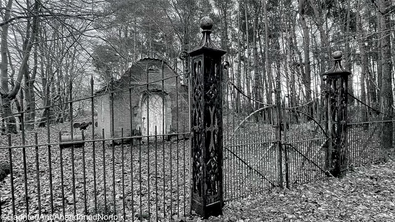Time Travel to the 70s -The Abandoned Chapel in the Woods Norfolk -slideshow comparison 50 years on!